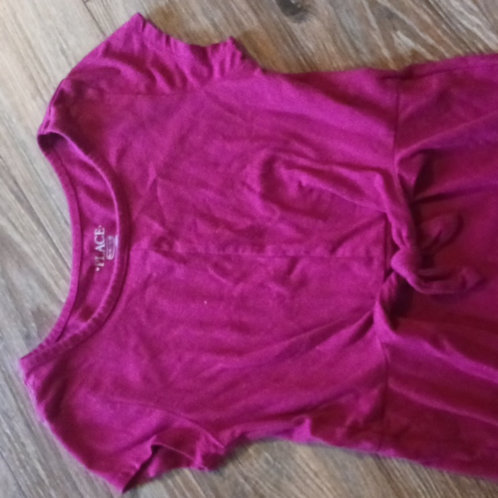 Pink girls causal dress